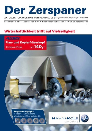 Zerspaner 03/2012 - HAHN+KOLB Werkzeuge GmbH