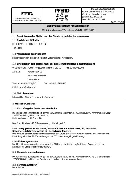 PFERD Schleif-Polierpaste 44250003.pdf - HAHN+KOLB ...