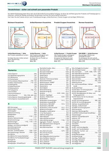 HAHN+KOLB-Werkzeugkatalog 2010/11 - Verzeichnisse - Metzler