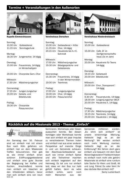 Evangelisch im Daadetal März-April 2013 - Evangelische ...