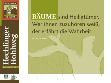 Flyer Hechlinger Hohlweg Nr. 2 - Hahnenkamm