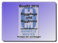 Boatfit 2010 - Hahnfeld Masten