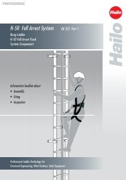 H-50 System information brochure (GB) - Hailo Professional