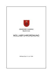 Müllabfuhrordnung 1994 (82 KB) - .PDF - Gemeinde Haiming