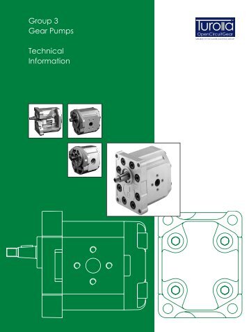 Turolla group 3 gear pumps - technical information - bibus sk