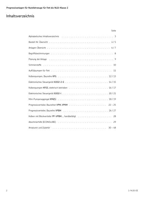 Progressivanlagen für Nutzfahrzeuge