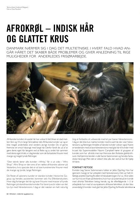 EN FRISØR MED KVALITETSTID - Hairmagazine.dk