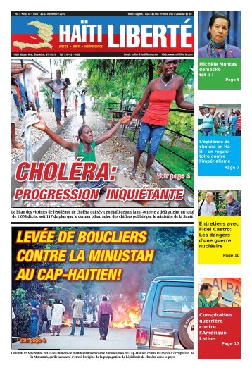levée de boucliers contre la minustah au cap-haitien! - Haiti Liberte