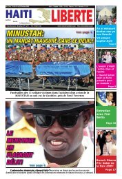 MINUSTAH: - Haiti Liberte