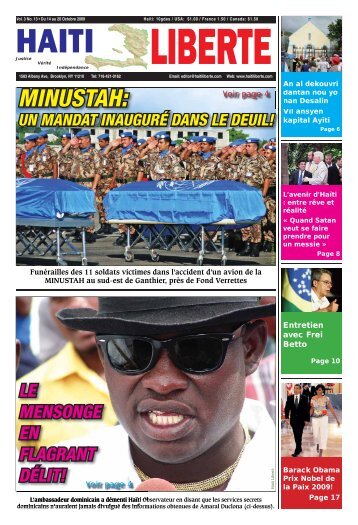 MINUSTAH: - Haiti Liberte