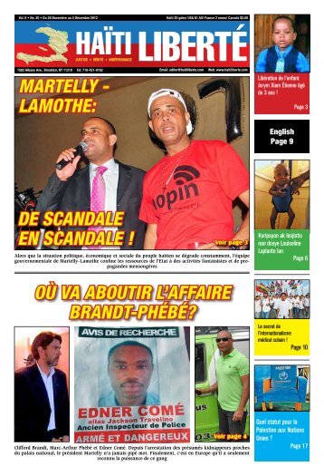 Martelly - laMOthe - Haiti Liberte