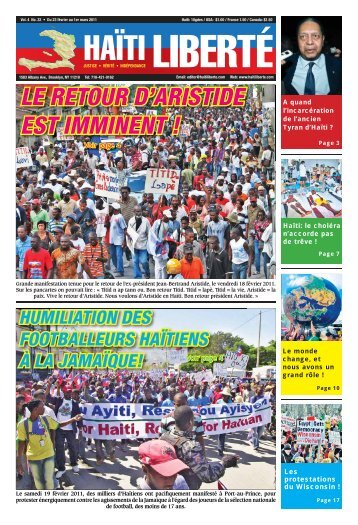 LE RETOUR D'ARISTIDE EST IMMINENT ! - Haiti Liberte