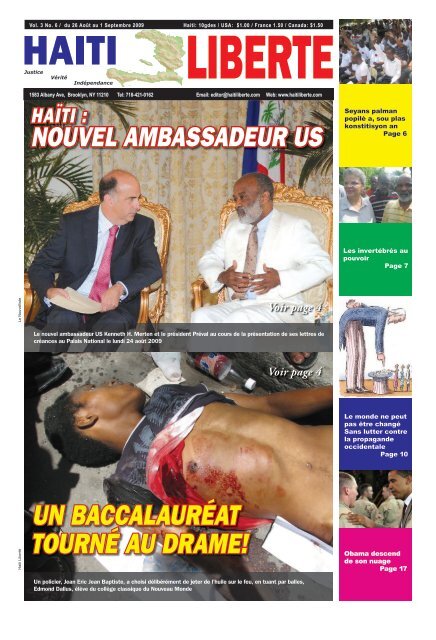 Un Baccalaureat Tourne Au Drame Haiti Liberte