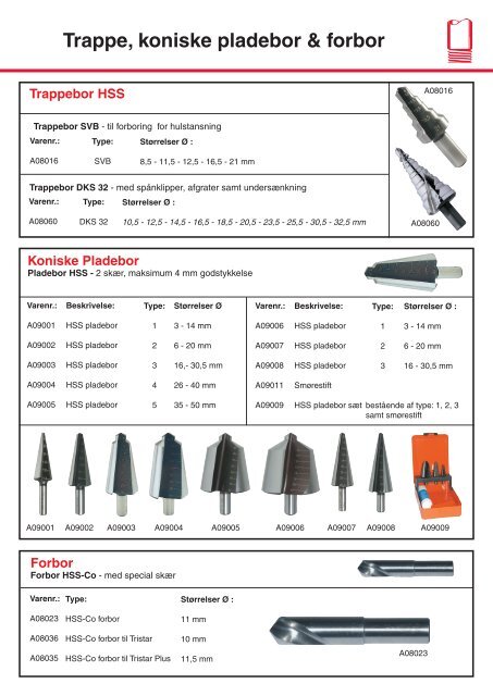 HAJO Hulstanseprogram - HAJO TOOL A/S