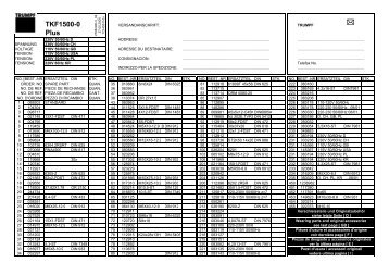 TTKF1500-0 plus maskine