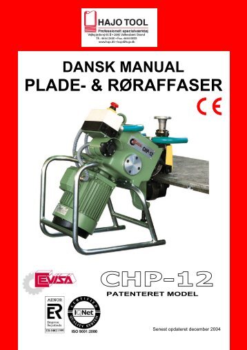 Manual for CHP12 - HAJO TOOL A/S