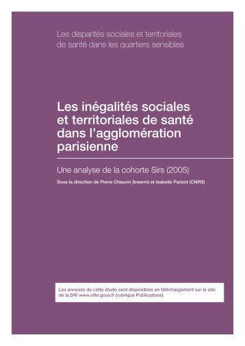 Les inégalités sociales et territoriales de santé dans l ... - HAL