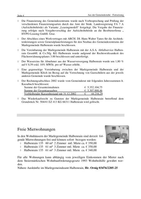 Datei herunterladen - .PDF - Marktgemeinde Halbenrain