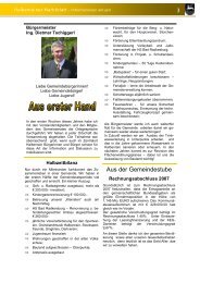 Aus erster Hand/Informationen - Marktgemeinde Halbenrain