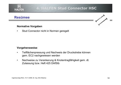 5. HALFEN Durchstanzbewehrung HDB