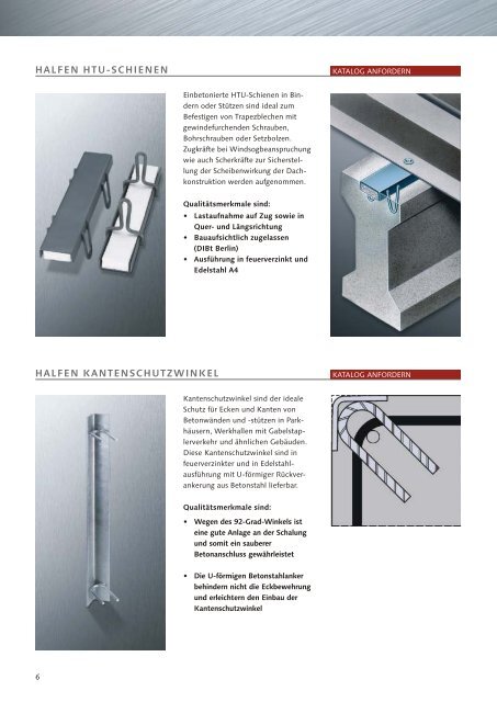 HALFEN HTU-SCHIENEN KATAL