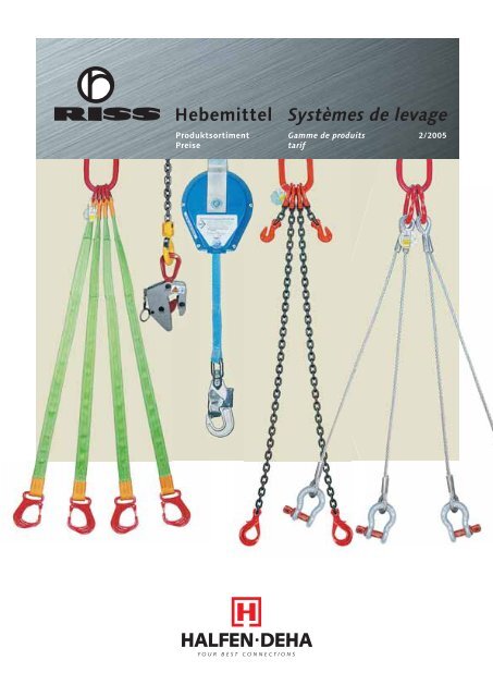 Hebemittel Systèmes de levage - Halfen