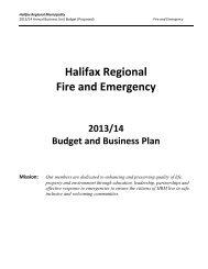 Fire & Emergency Services - Halifax Regional Municipality