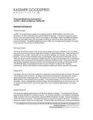 Design Rationale - Halifax Regional Municipality