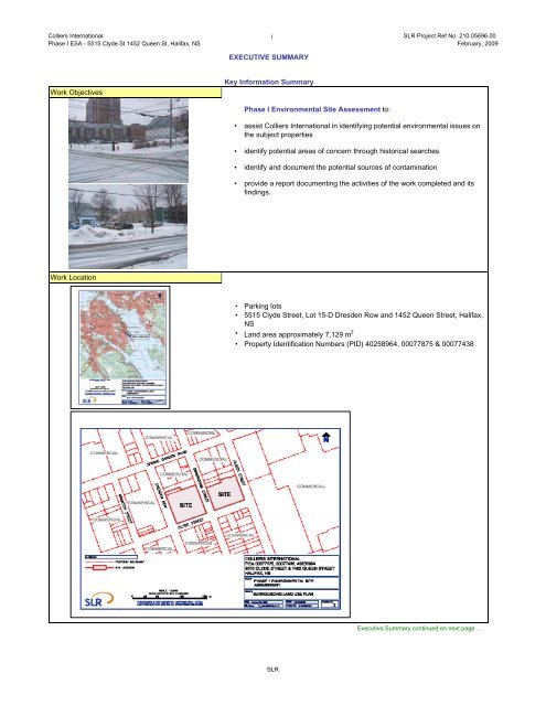 Phase I - Halifax Regional Municipality