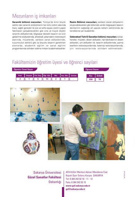 Güzel Sanatlar Fakültesi - Sakarya Üniversitesi