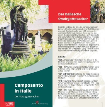 Camposanto in Halle - Stadt Halle (Saale)