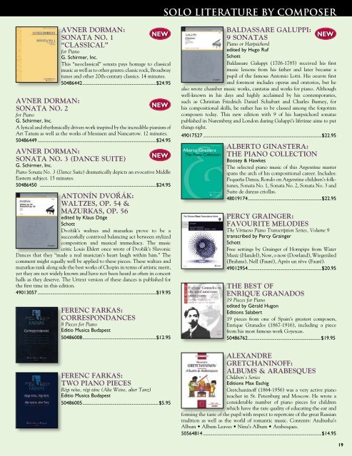 Recent Releases & Highlights - Hal Leonard