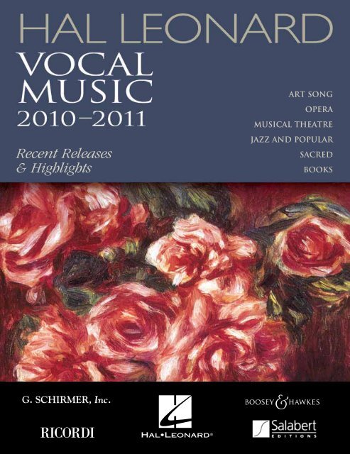 Art Song - Hal Leonard