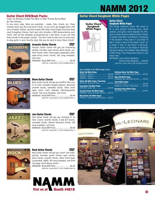 NAMM 2012 - Hal Leonard