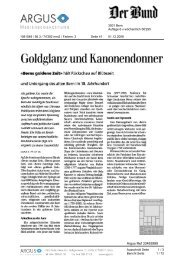 Berns goldene Zeit', Der Bund, 1.12.2008 - Albrecht von Haller