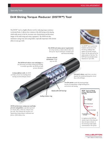 Drill String Torque Reducer (DSTR) Tool - Halliburton