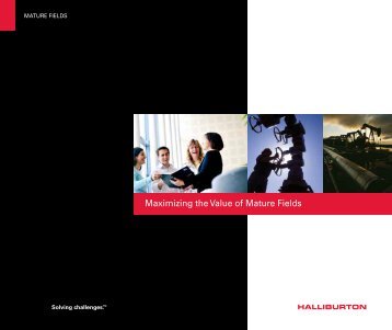 Mature Field Brochure - Halliburton