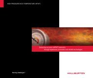 HP/HT Client Brochure - Halliburton