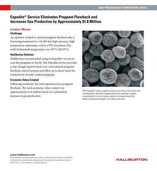 HP/HT Client Brochure - Halliburton