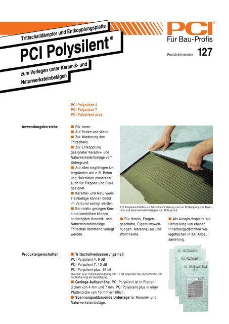 PCI Polysilent PLUS 10mm-2138