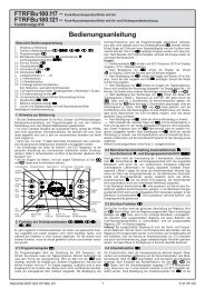 Funksender mit Uhr FS-D (Sender digital)