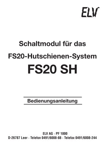 FS20 SH - Wohlrabe.info