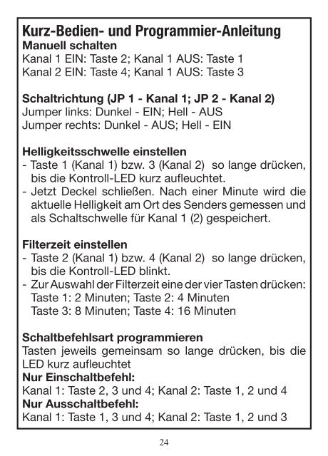 FS20 SD - ELV