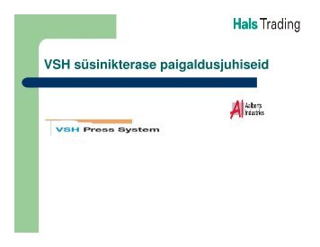 VSH paigaldusjuhend siit