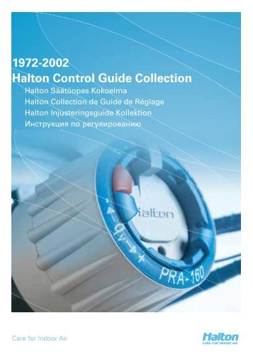 1972-2002 Halton Control Guide Collection