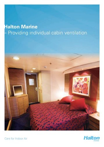 Halton Marine – Providing individual cabin ventilation