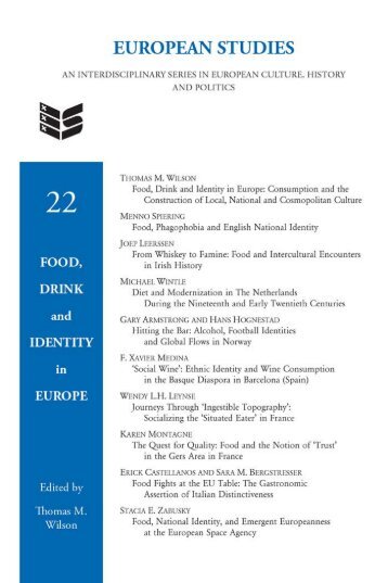 Food, Drink and Identity in Europe