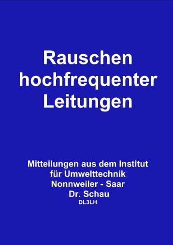 Rauschen verlustbehafter Leitungen - HAM-On-Air