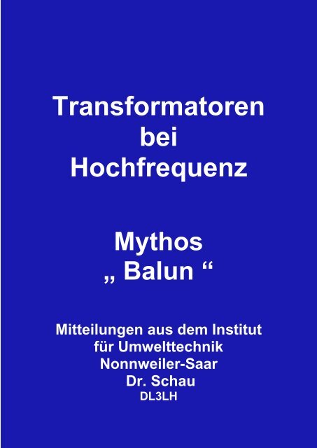 Mythos Balun - HAM-On-Air