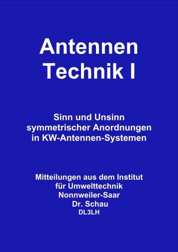 Sinn und Unsinn symmetrischer Anordnungen in KW ... - HAM-On-Air